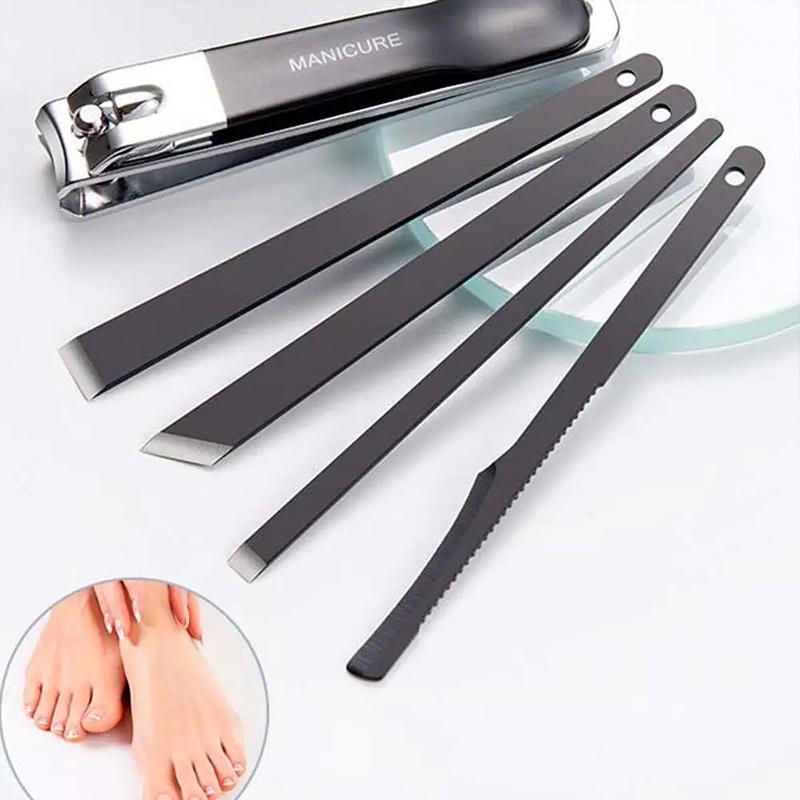 18Pcs Pliers Eyebrow Tweezers Nail Cutter Earpick Nail Sanding Nail File Nail Clippers Set Nail Tools Kit Pedicure Tool Manicure