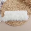 Women Wrist Feather Cuffs For Po Soft Fluffy White Elegant Warm Decorative Arm Warmer Plush Sleeves