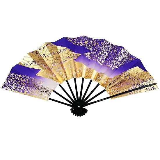 Osaka Choseido Folding Dance Fan, Kanze Sakura (Cherry Blossom), 29cm, Made in Japan, Kyoto Fan, Ori