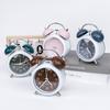 Alarm Clock for Students Children's Oversized Bell Bedside Clock Home Bedroom Night Light Quartz Clock