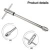 DIY Tapping Tool Screw Taps For M3-M8 Adjustable Tap Wrench Compact Storage Efficient Operation Forged Alloy Steel