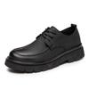 Black formal men's shoes Fashionable minimalist style Leisure Business Party Daily office adult shoes Hot selling New models