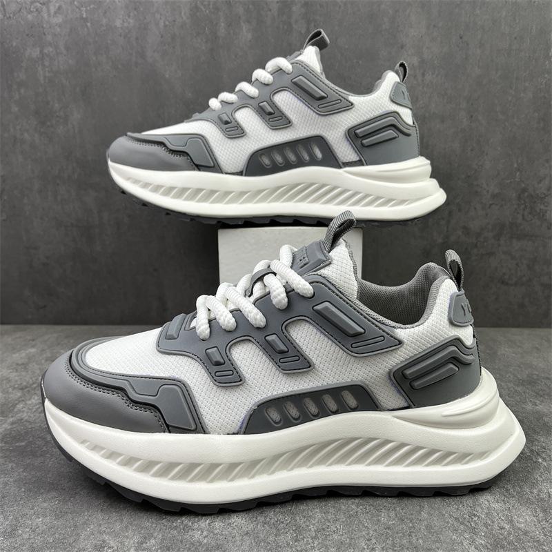 2024 Summer New Shoes for Men Sneaker Summer Breathable Knit Casual Sport Shoes Comfortable Youth Cool Lace-up Trainers