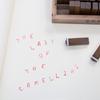Retro Wooden Box Set: Uppercase & Lowercase English Alphabet and Number Stamps