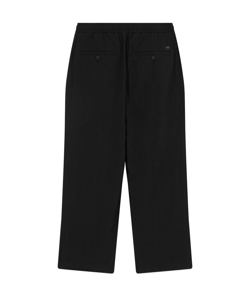 COVERNAT Semi-Wide Fluid Easy Pants Black
