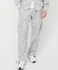 TURTLEBACK Fleece-Lined Cargo Drawstring Training Pants With Embroidered Logo (Gray)