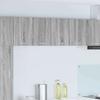 Wall Cabinet Grey Sonoma and White 60 x 31 x 40 cm Engineered Wood