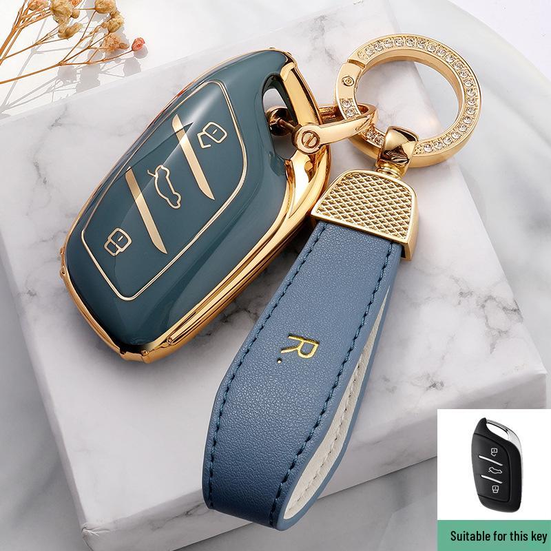 MG 5/6Pro/ZS/HS Car Key Protector Shell & Bag with Buckle for Men & Women