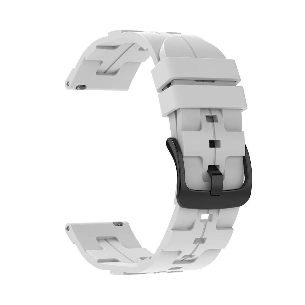 20mm 22mm Watchband Silicone Strap for Samsung Galaxy Watch 7/6/5/4 44/40mm 6 4Classic Gear S3 Band Bracelet for Huawei GT3 4Pro