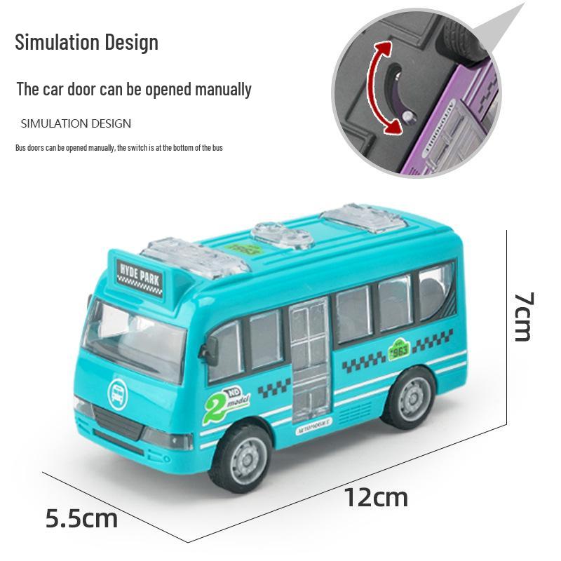TikTok Influencer Children's Educational Boy Cars: Inertial Engineering Vehicle and Street Stall Toys