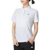 Skechers Solid Quick-Dry Breathable Knitted Polo Shirt Women tops Bright-White P223W063-0019