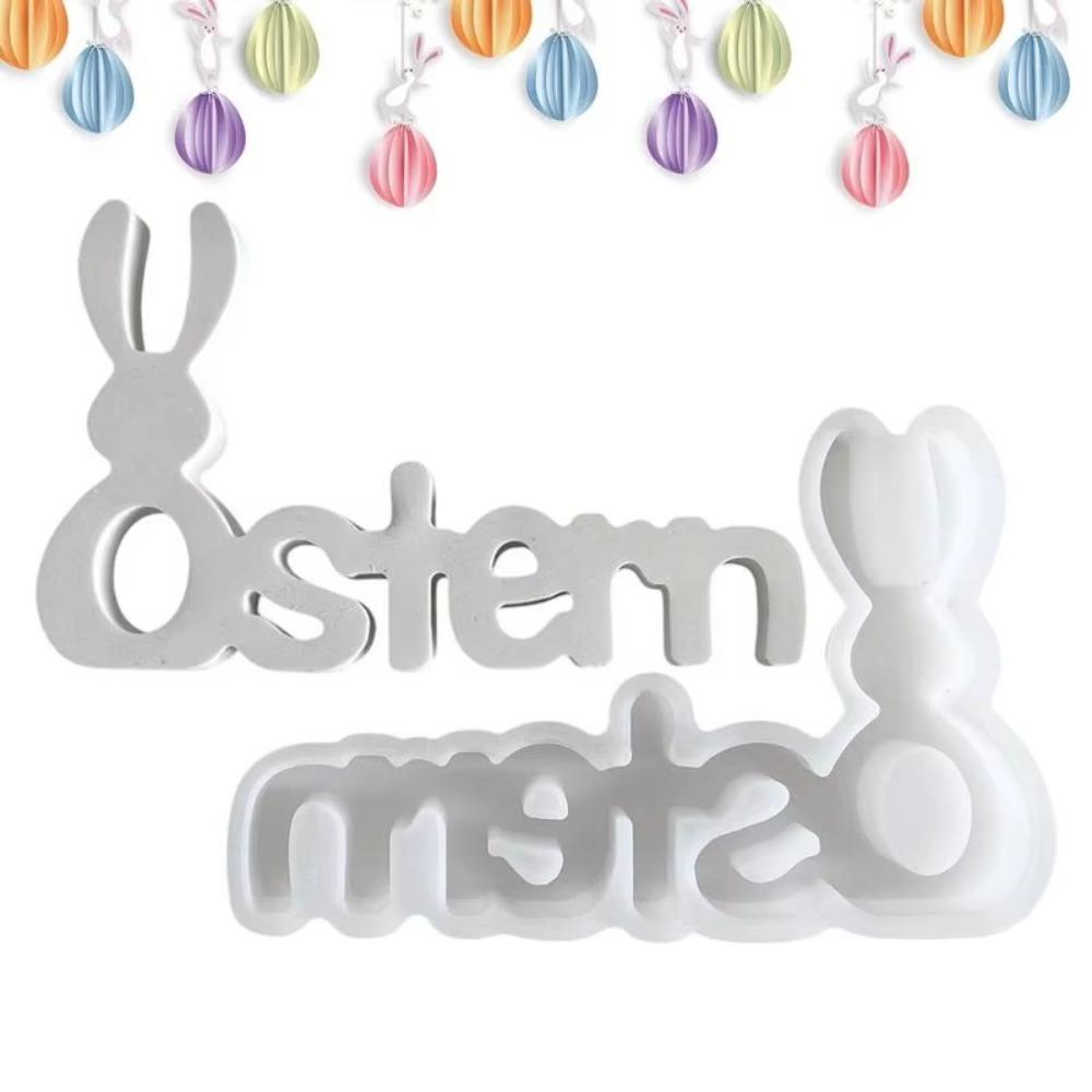 Cute Bunny Silicone Molds Handmade Animal Candle Mold Chocolate Baking Mould Party Favors