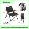 Thickened Portable Folding Outdoor Chair for Camping, Picnic, Beach, and Fishing