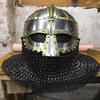 Medieval Viking Helmet Knight Armor Helmet With Chainmail Norse Warrior Armor Helmet With Chainmail Aventail
