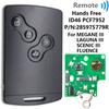 Great ID46/4A Chip Half Smart/Hands Free Car Remote Key For Renault Megane 3 Laguna 3 Grand Scenic Koleos Fluence Clio IV Captur