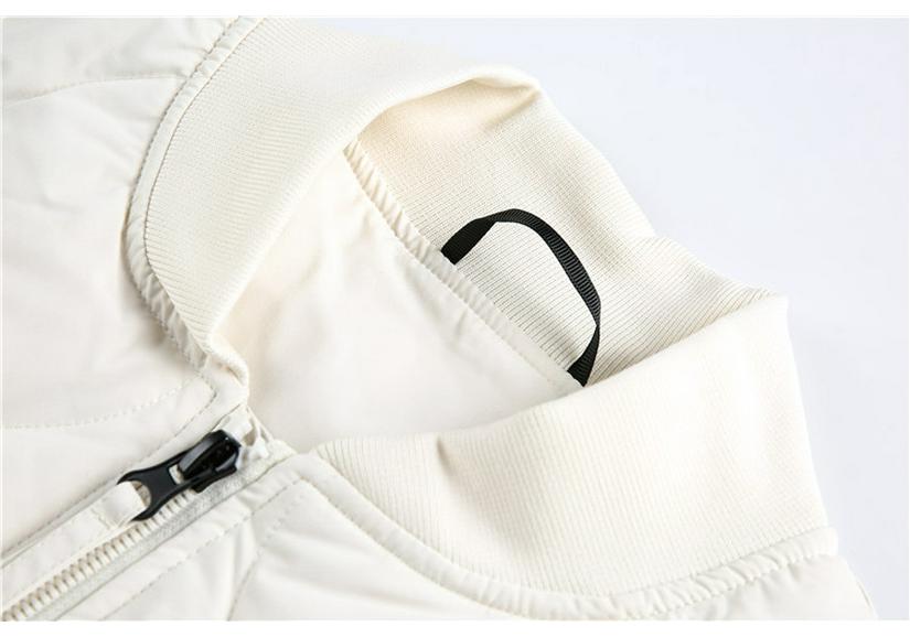 QIYOU 2025 Winter Diamond Pattern Baseball Jacket - Unisex Casual Trendy Style
