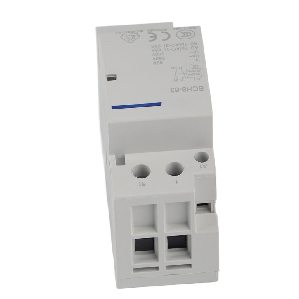 Contactor AC Casnic 2P 63A Montare pe Șină DIN 1NO 1NC (220V230V)