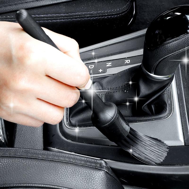 5 Stück Autoreinigungsbürste Kunststoffgriff Nylon Drahtbürste Auto Spalt Luftauslass Staubentfernungsbürste Rad Reifen Schraube Reinigungswerkzeug