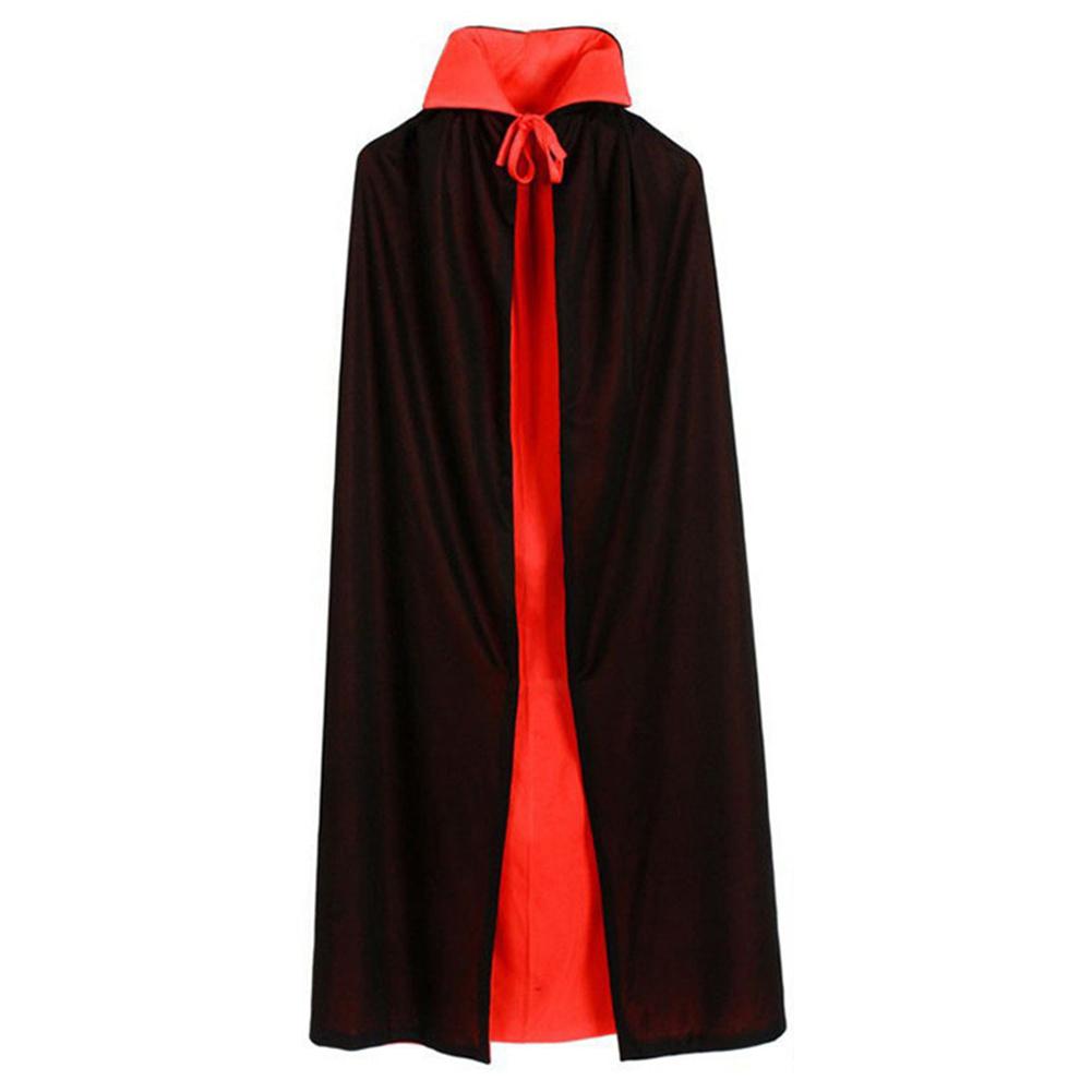 90-150CM Halloween Capes Robe Cosplay with Hooded Vampire Cloak Adult Kids Devil Demon Dress Up Props Cosplay Costumes Halloween