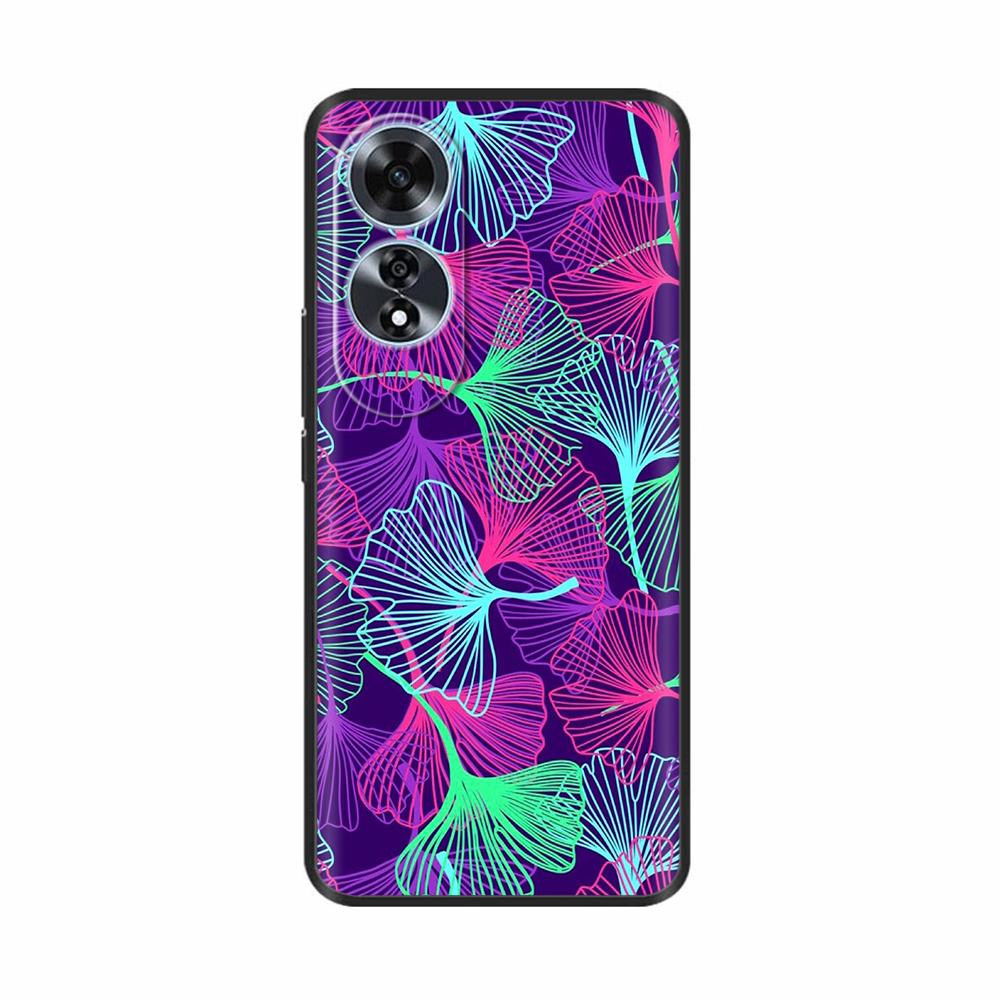 For Oppo A60 4G Case Love Heart Butterfly Soft Silicone Painted Back Cover For Oppo A60 OppoA60 4G Phone Shell Housing Fundas