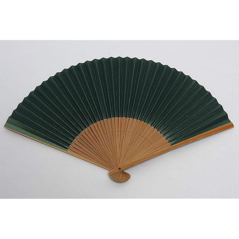 Used [New] [Hasegawa] Men's Kyoto Fan with Fan Bag, Presentation Box, Made In Japan, Gourd 1