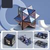 3D Geometric Cubic Toy Reversible Magnetic Magic Anti Stress Hand Flip Puzzle Game Kids Fidget Toys