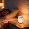 Yousheng 3D Printed Pleated Night Light Decorative Bedside Lamp with Unique Accordion Design USB Powered Table Lamp for Living Room Home Decor