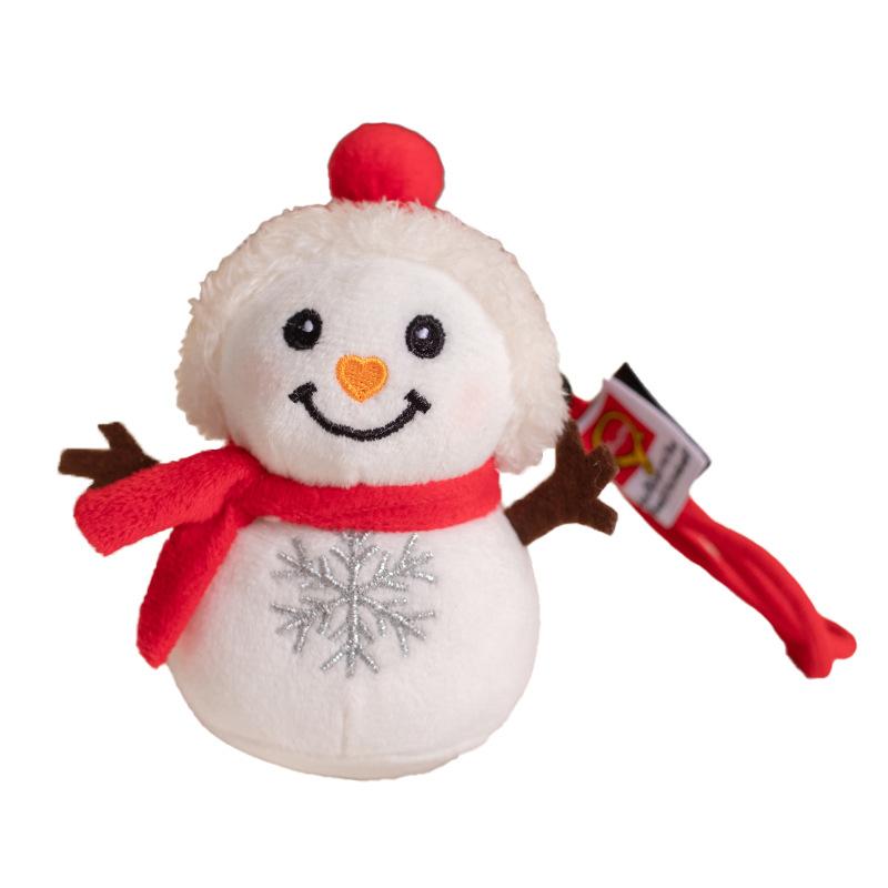 Cute Little Snowman Pendant Plush Toy Doll Snowman Doll Girl Bag Keychain Pendant Doll