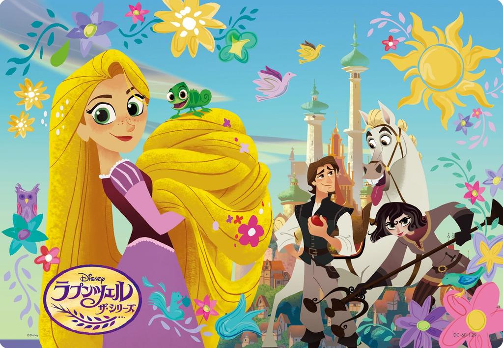 60 Piece Puzzle Rapunzel on the Tower go out every Children's Let's time! [Child Puzzle]