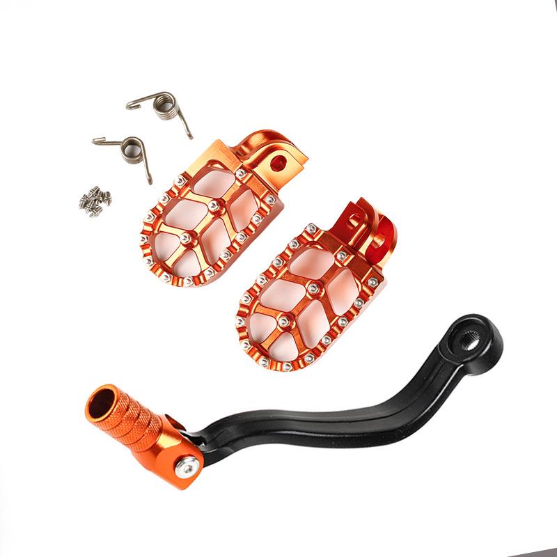 KTM Off-road Motorcycle Foot Pegs & Folding Gear Shift Lever for 125-530 EXC/SXF