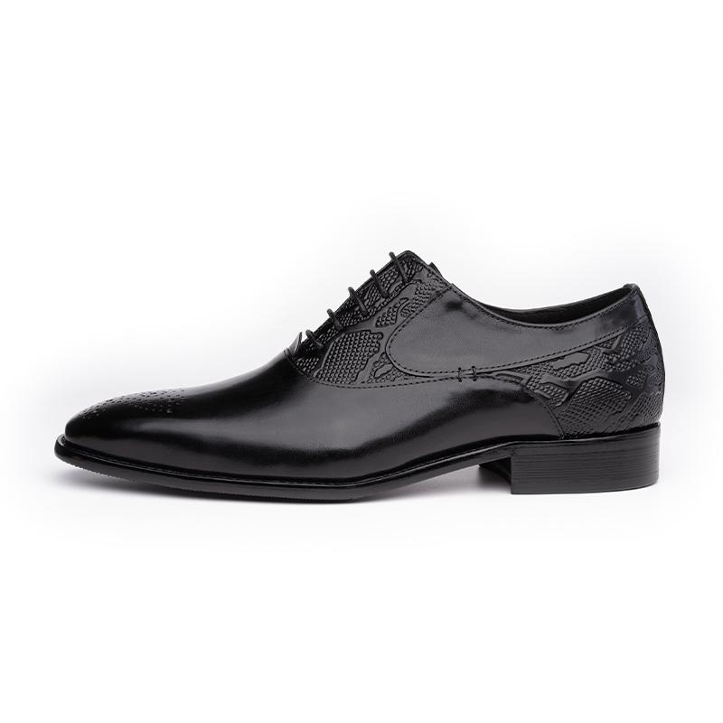 Fashion Wedding Men Shoes Handmade Lace Up Office Business Daily Shoe Breathable Comfortable Footwear Trendy Design Man Shoes Wholesale