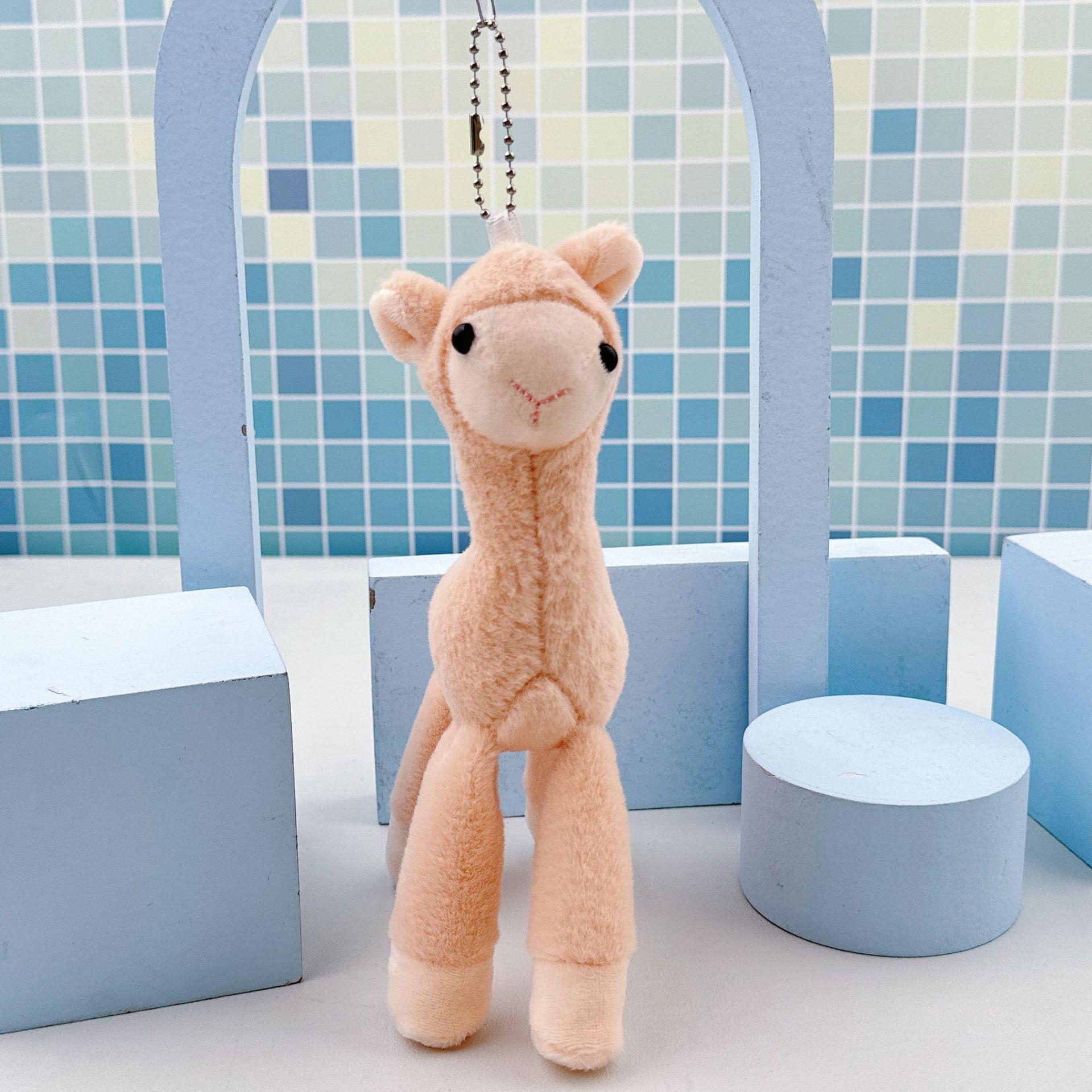 

Милая плюшевая кукла альпака - Мягкая игрушка и брелок для сумки в подарок 18 cm Tall