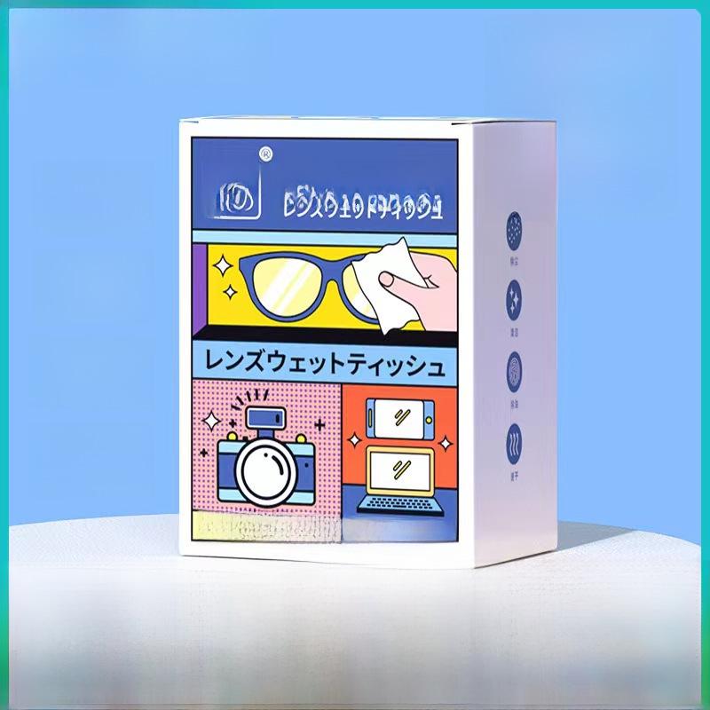 

Одноразовые салфетки для чистки линз и экранов Jiezhiliangpin 12x6