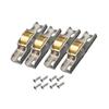 4 Pieces Sliding Door Roller Sash Pulley Easy to Install Hardware Runner Wheel Track for