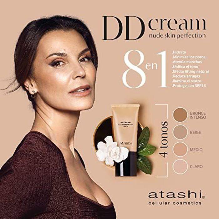 Crème Anti-Age DD - ATASHI - Traitement No Make Up - Effet Liftant - SPF 15 - 50 ml