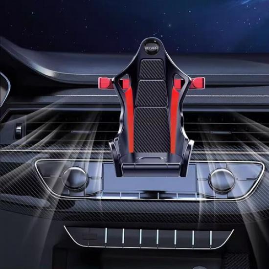 Racing Seat Car Phone Holder Stable Recaro Carbon Look Car Navigation Bracket