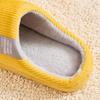 Cotton slippers women's autumn and winter indoor home couple warm confinement non-slip velvet winter slippers men