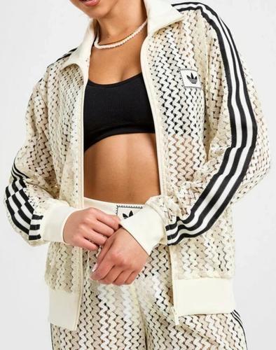adidas Originals Summer Glow Firebird Track Top KC0749 Women's White