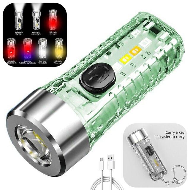 Brass Camping Flashlight 2-in-1 Outdoor Tent Light Torch Camping Light Multifunctional Emergency Lamp for Fishing Hiking