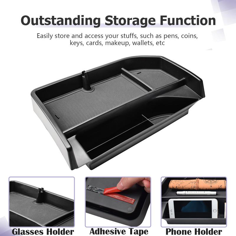 Center Console Dashboard Tray Organizer for  For 2025 2024  Chevrolet Silverado 1500 & GMC Sierra 1500 Behind Screen Car Box