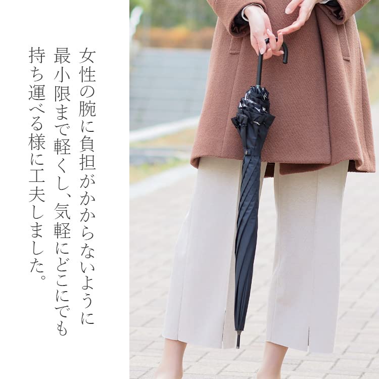 Okamoto Harajuku Store Sol- og regnparasoll med frillsbeskyttelse UV-skjermingshastighet blending Lettvekt lang paraplyskjerming varmeskjerming vann