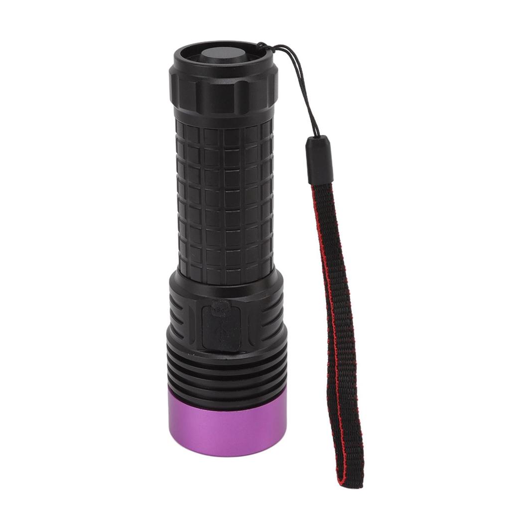 Y40 Purple Light Flashlight High Power LED 365NM UV Torch Light For Oil Contamination Detection