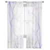 Linie Farbverlauf Muster Lila Abstrakte Voile Gardinen Wohnzimmer Fenster Tüll Vorhang Küche Schlafzimmer Vorhänge Wohnkultur