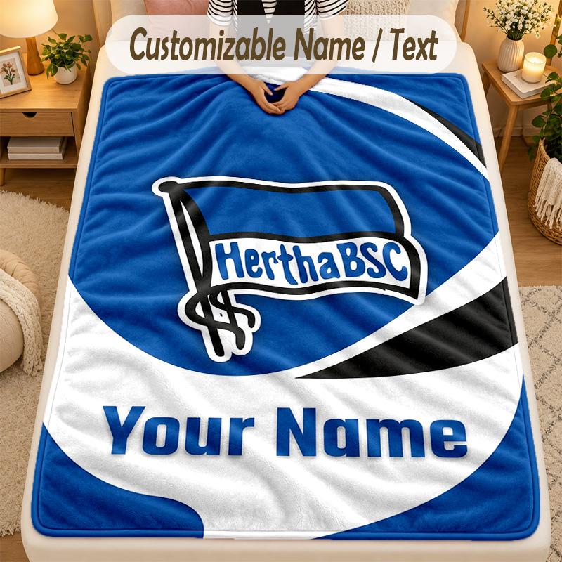 Flanell-Deckebtha bsc Benutzerdefinierter Name Text Personalisierte Weiche Warme Überwurfdecke Heimdekoration Geschenk
