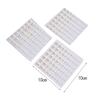1 Sheet Plastic Semi-Circular Pearl Decoration Stickers For Diy Crafts Nail Art