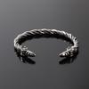 Nordic Viking Norse Raven Bracelet Men Wristband Open Cuff Bangle Gift