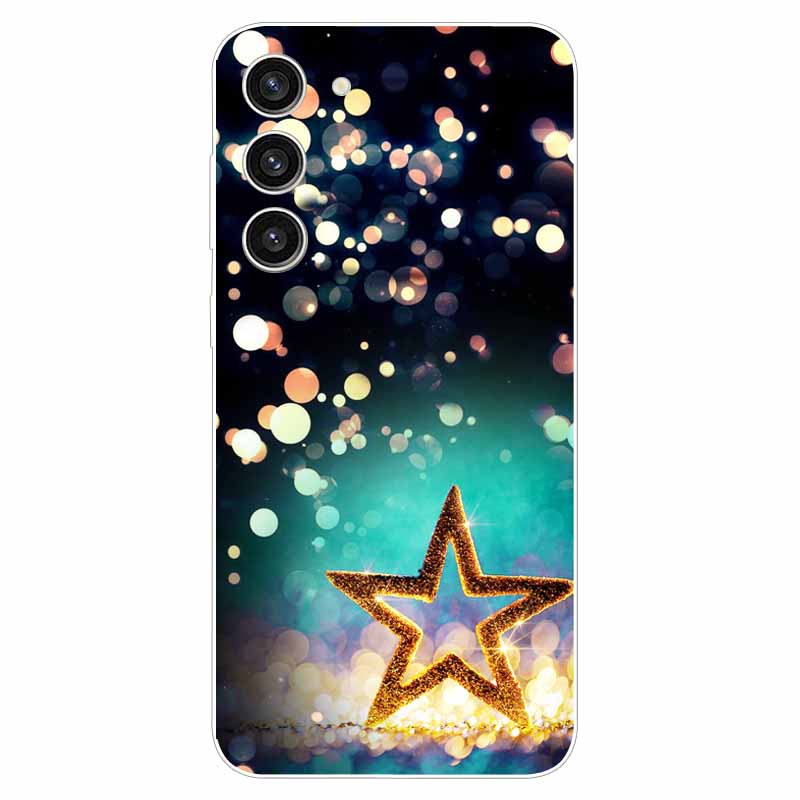 For Samsung A25 Case TPU Painted Space Tiger Silicone for Samsung Galaxy A15 4G Soft Cover for GalaxyA15 5G Shockproof Cases