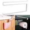 Kitchen Paper Towel Hanger Holder Under Cabinet Roll Rack Space Save Organizer