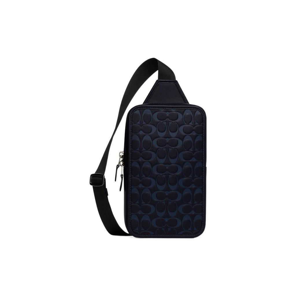Coach Sullivan 16 Classic Monogram Multifunctional Pocket Zipper Closure Small Calfskin Chest Bag Waist Bag Crossbody Bag Small Men Bags CJ583-QBVRN