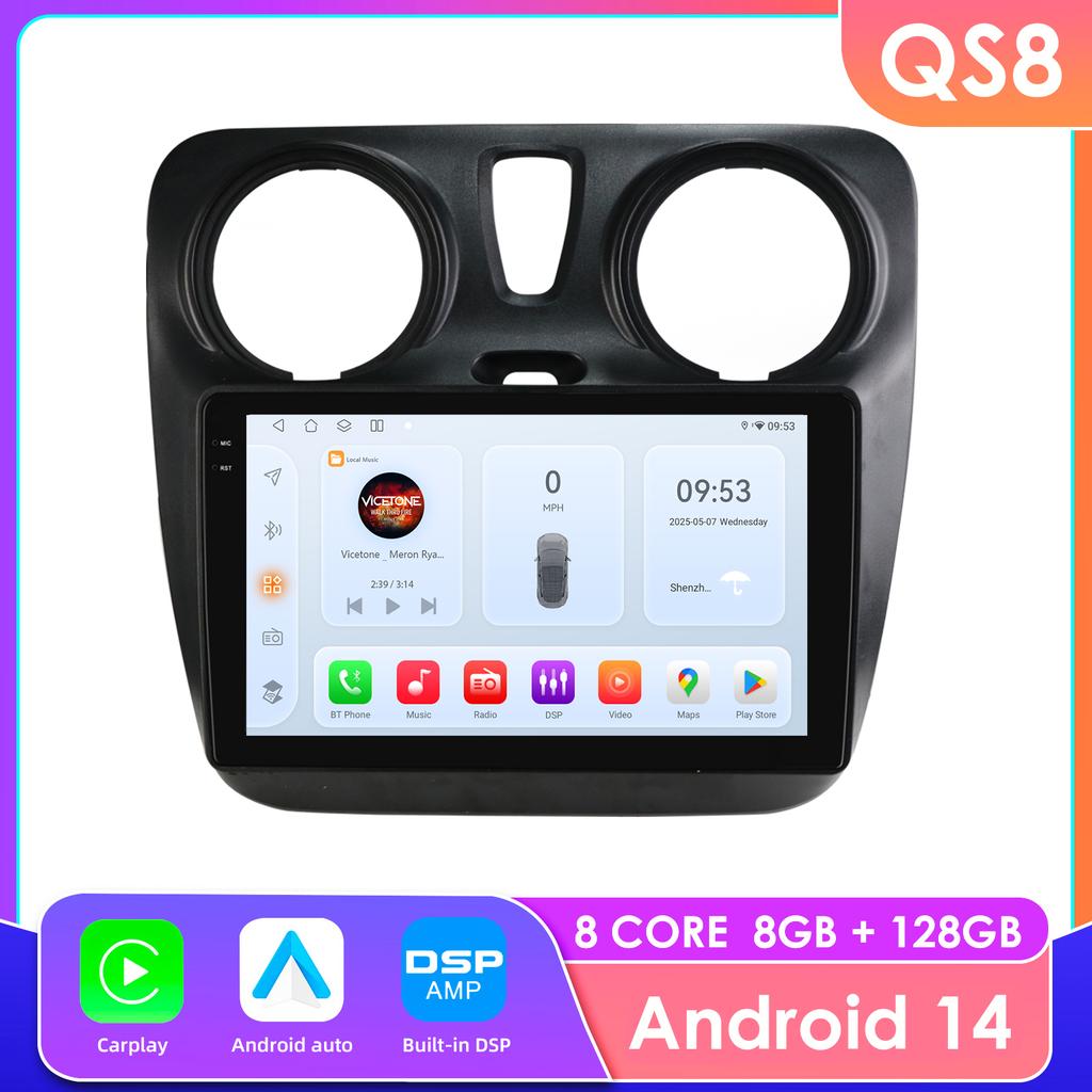Hizpo Android für Renault Dokker/Lodgy Dacia 2012-2021 Snapdragon KI Autoradio Multimedia-Player Android Auto Carplay Head Unit Navigation GPS